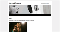 Desktop Screenshot of normawinstone.com